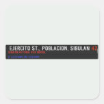  Ejercito st., poblacion, sibulan  Stickers