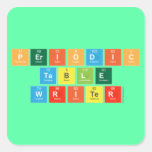 Periodic
 Table
 Writer  Stickers