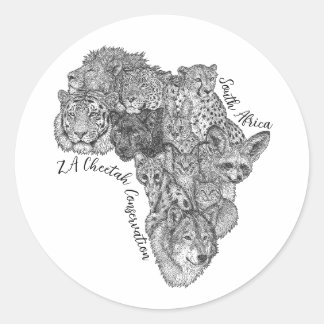 Stickers - Africa Map