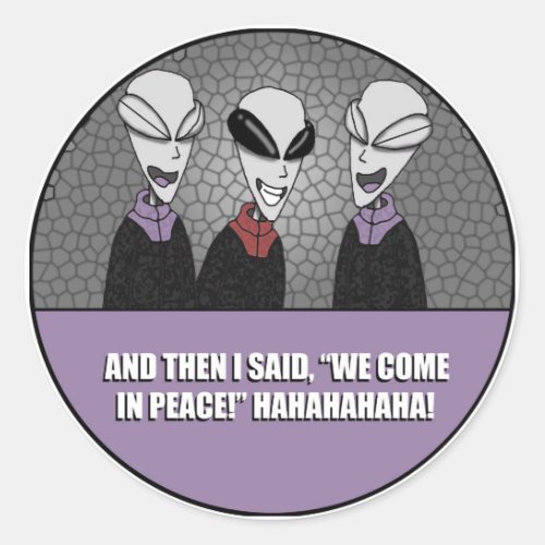 Stickers _ Area 51 Grey Aliens