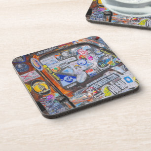 Stickers Beverage Coaster