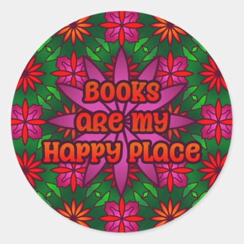 Stickers _ Book Lover quote Pattern