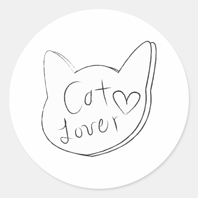 Stickers cat lovers (Front)