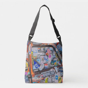 Stickers Crossbody Bag