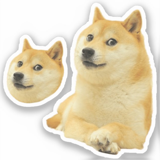Stickers Doge Dog Meme (Front)