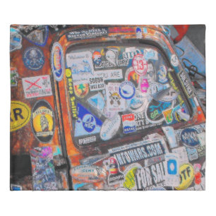 Stickers Duvet Cover
