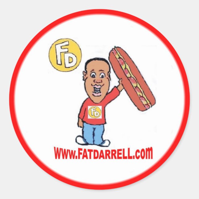 Stickers-FD logo1 Classic Round Sticker (Front)