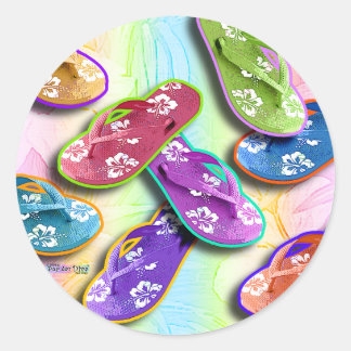 Stickers - FLIP FLOPS Pop Art