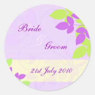 Stickers - Floral Flurry - Lavender and Lime