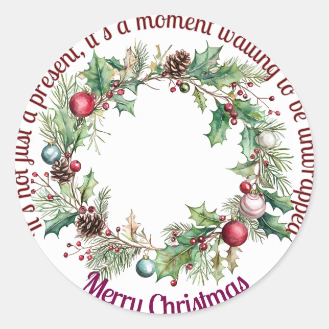 Stickers for gift wrapping (Front)