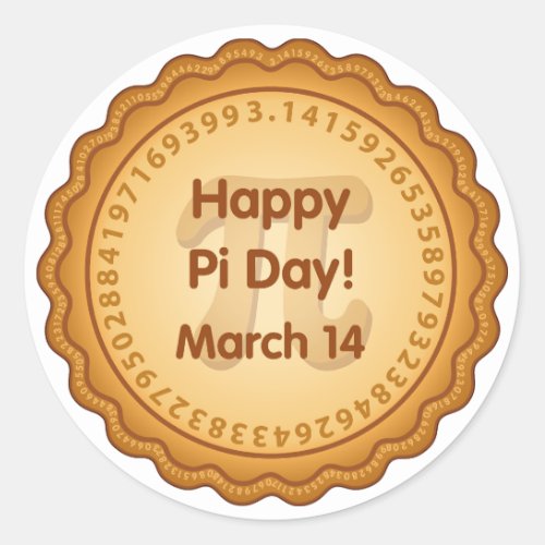 Stickers for Happy Pi Day 