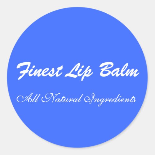 Stickers for Lip Balms