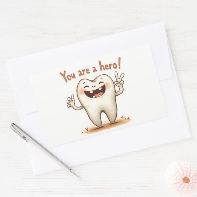 Stickers for little dentist patients (Envelope)