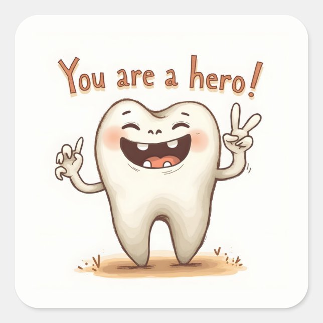 Stickers for little dentist patients (Front)