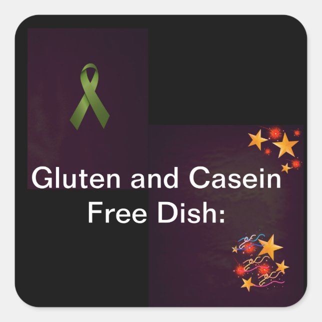 Stickers for Potlucks( Alerts for food allergies) (Front)