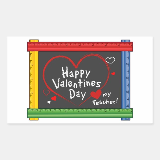 Stickers for Teachers on Valentine's Day! (Front)
