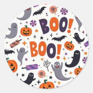 Stickers (Halloween pattern)