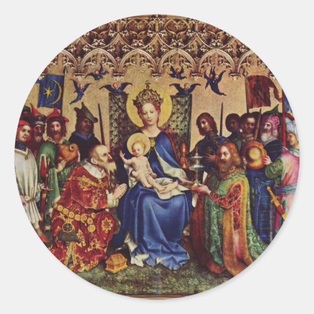 Stickers: Interior Pilgrimage Classic Round Sticker (Front)