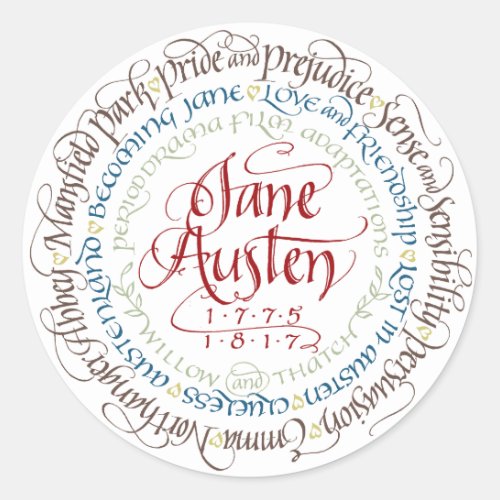 Stickers _ Jane Austen Period Drama Adaptations