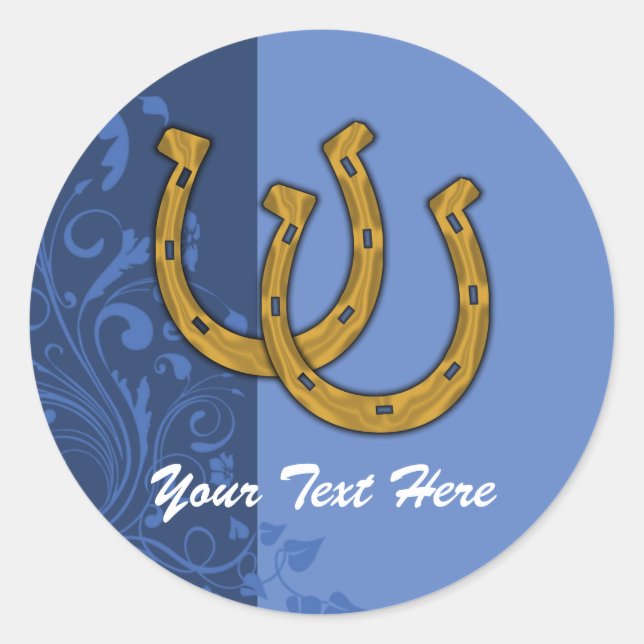 Stickers - Lucky Horseshoe Floral (Front)