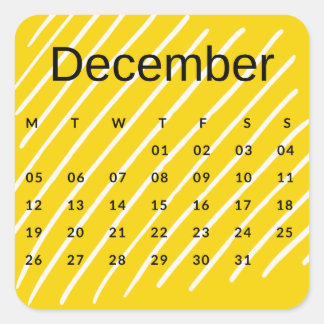 Stickers month of year - December (S'J) *2022