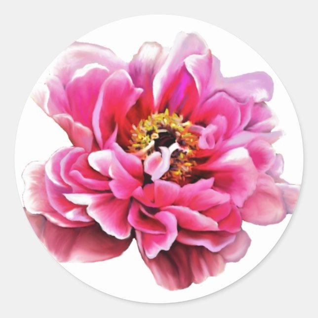 Stickers Pink Peonies (Front)