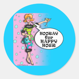 Stickers - Polka Dot Martini Diva