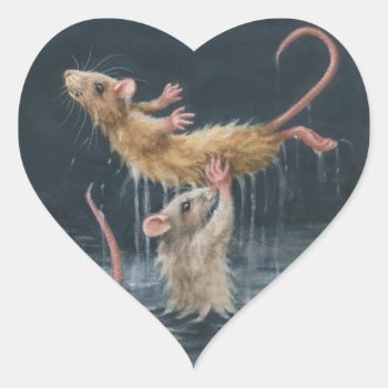 Stickers Rats Dirty Dancing The Water Lift by KMCoriginals at Zazzle
