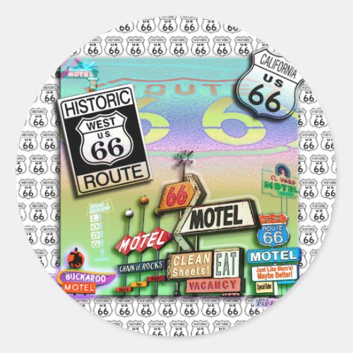 Stickers _ Route 66 The Mother Road