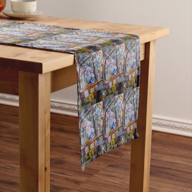Stickers Short Table Runner (In Situ)