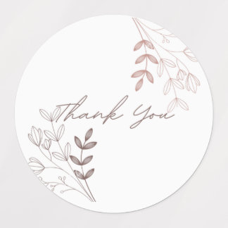 STICKERS. STAY SAFE. THANK YOU LABELS