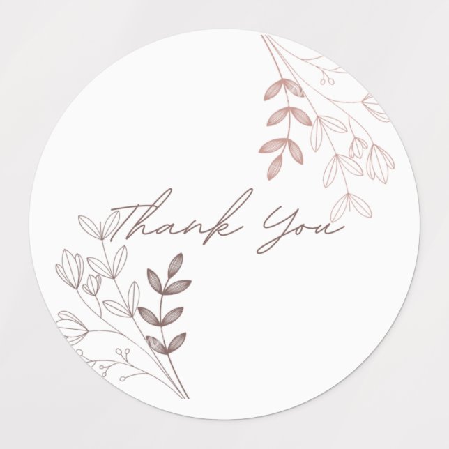 STICKERS. STAY SAFE. THANK YOU LABELS (Design 1)