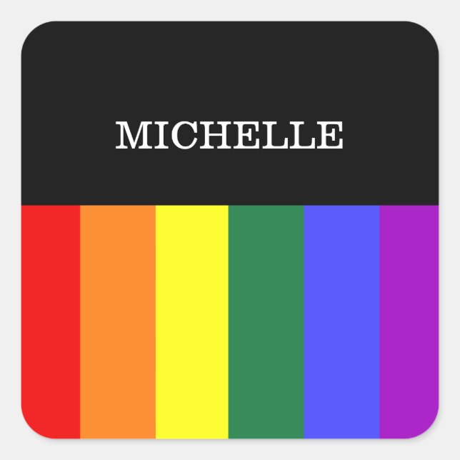 Stickers Sticker Gay Rainbow Pride (Front)