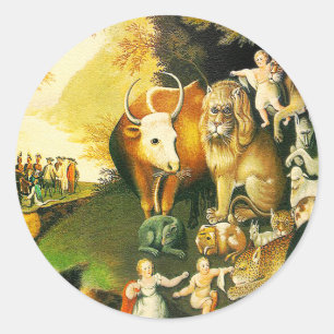 Stickers: The Peaceable Kingdom Classic Round Sticker