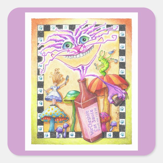 STICKERS - The WorCHESHIRE CAT (Front)