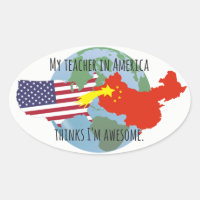 Stickers to Send to Students: USA, Awesome