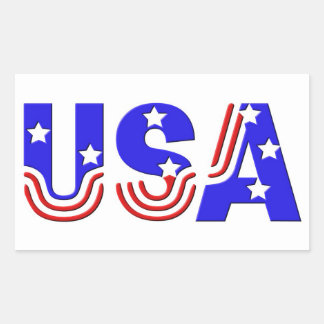 Stickers - USA in Stars and Stripes