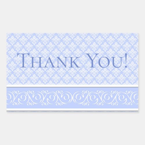 Stickers _ Wedgewood Blue Damask