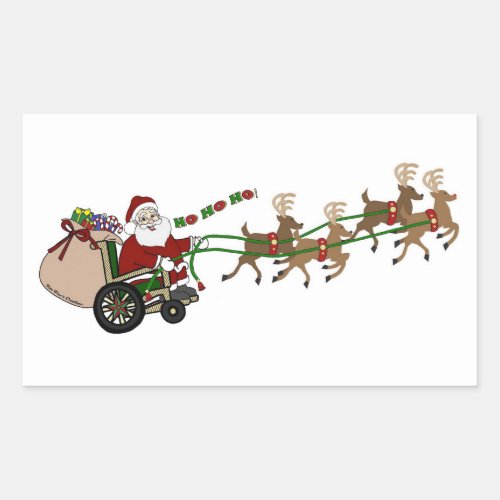 Stickers _ Wheelchair Santa