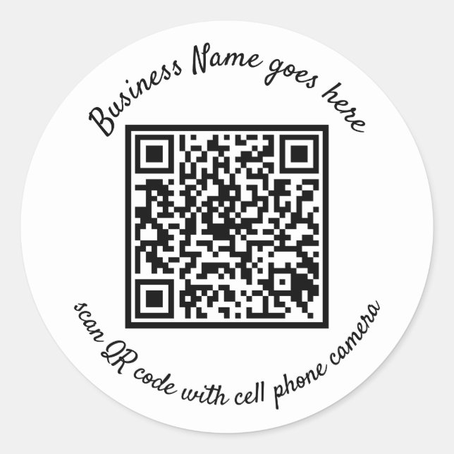 Stickers with QR Code (Front)