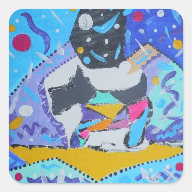 Stickers with Schnauzer Pup (Front)