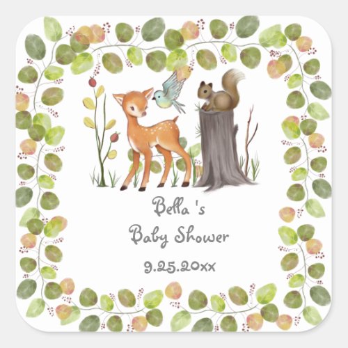 Stickers Woodland Animal