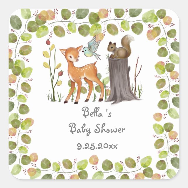 Stickers Woodland Animal (Front)