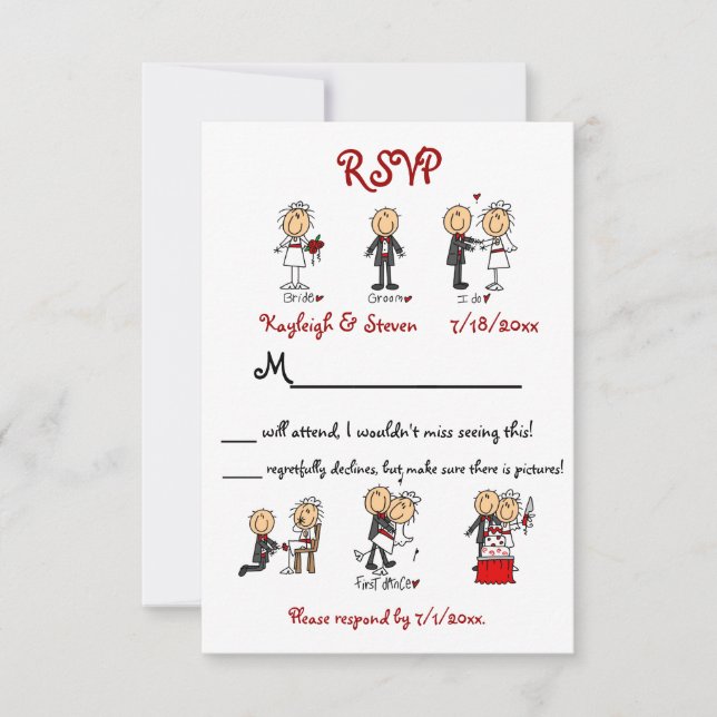 Stickfigure RSVP (Front)