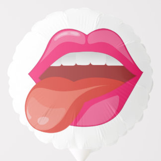 Sticking out the tongue balloon