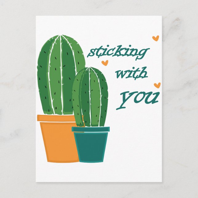 Sticking Wtih You Postcard (Front)
