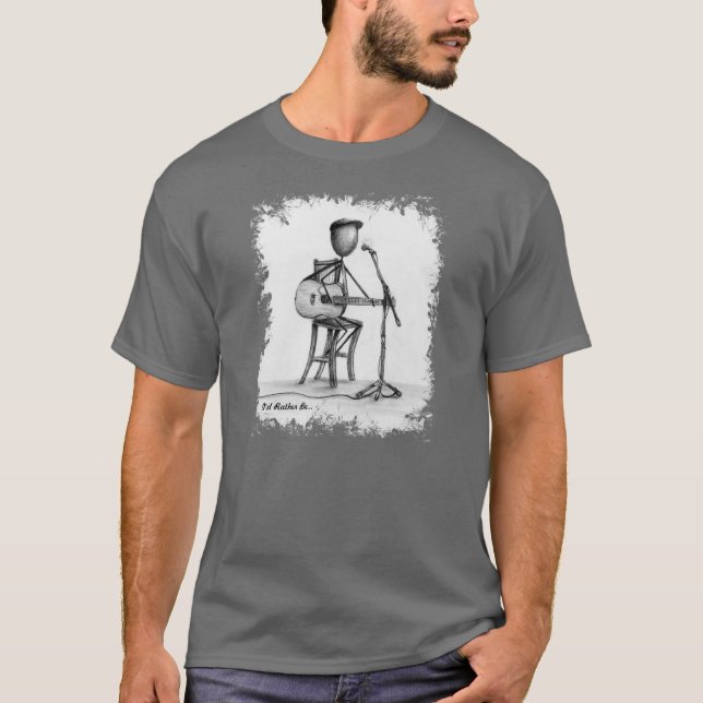Stickman - Guitar Mens T T-Shirt (Front)