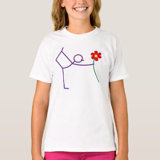 Stickman Love Tee – Cute Stick Figure for girls