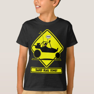STICKMAN SAND RAIL Road Signs T-Shirt