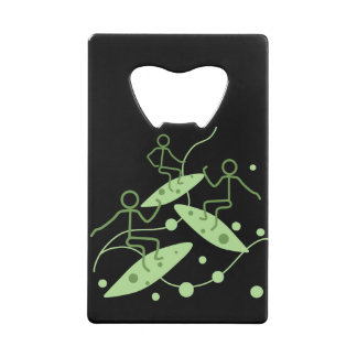 Stickman / Surfing Credit Card Bottle Opener